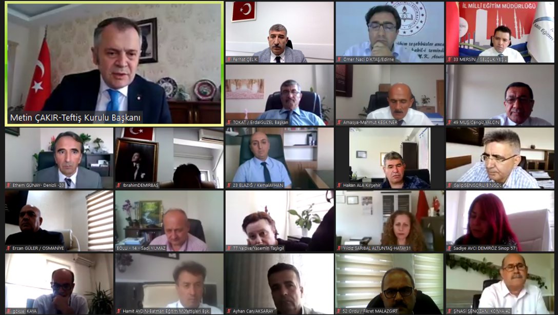 Eğitim Müfettişleri Başkanlar Kurulu 3. Değerlendirme Toplantısı Yapıldı