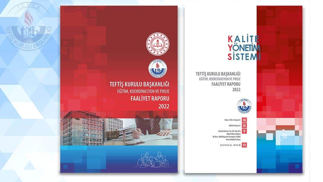 Başkanlığımızın 2022 Yılı Eğitim, Koordinasyon ve Proje Faaliyet Raporu Yayımlandı!
